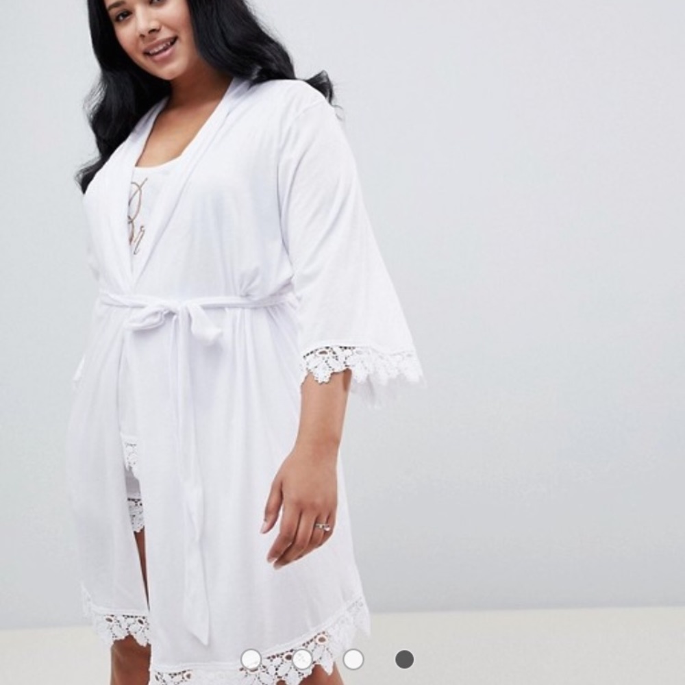 ASOS BRIDAL Bride White Robe - Picture 8 of 8